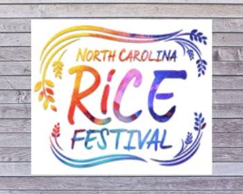 North Carolina Rice Festival sign